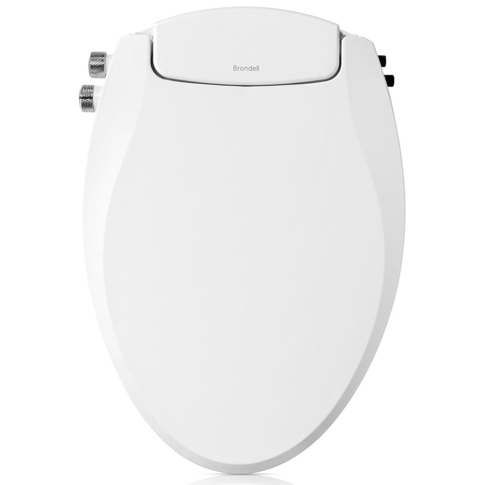 Brondell Elongated  Non-Electric Bidet Toilet Seat S102-EW Open Box